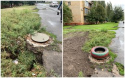 Провал грунта в 8 округе устранен после депутатского обращения